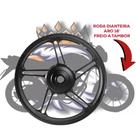 Roda Dianteira Liga Leve Tambor Honda Cg 125 Fan 2005 A 2008 Fabreck Premium