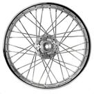 Roda Dianteira Titan 160 2004 Á 2013 Raiada 4mm Freio Disco Montada e Alinhada