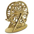 Roda Gigante G Enfeite Festas Decoração 37cm Altura Mdf Madeira