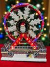 Roda Gigante Natalina Giratória Musical com luzes Casal na Neve Roda Gigante Natalina Giratória Musical com luzes Casal na Neve