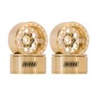 Roda INJORA 1.0 Beadlock de Latão para TRX4M, Ascent18 e SCX24/FCX24