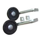 Roda Lateral C/sup Fixa 12 Preto