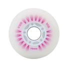 Roda Led 70mm 90A Creme inline Roller Patins Infantil 8un Roda Led 70mm 90A Creme inline Roller Patins Infantil 8un