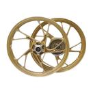 Roda Liga Leve Disco Titan150 2004 A 2013 Modelo 160 Dourado Pé Galiha Sem Camara Scud