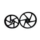 Roda liga leve pop 110i pop 100 2007 Ate 2015 preta tambor 6 pontas