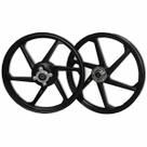 Roda Liga Leve Titan 125 Fan 125 2009 a 2013 a disco 6 Palitos Preta Par