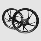 Roda Liga Leve Titan /Fan 150 KS/ES Start 160 Preta 5 Palito Freio Tambor , PÉ DE GALINHA PAR GEAR
