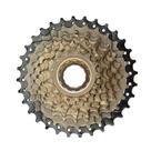 Roda Livre 27v Index 13/32 dentes Dourado/Preto Catraca com Rosca 9v