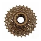 Roda Livre Catraca Bicicleta 7v 21v Rosca 13-28 Index Bike Cor Dourado