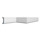 Roda Meio Perfil de Poliestireno Cw13 6 m - Branco