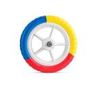 Roda Nylon Dianteira Aro 12 Pneu EVA - Importado (Colorida)