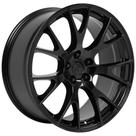 Roda OE Wheels LLC DG15-20090-5115-18B Preto brilhante 20x9