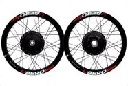Roda Par Alumínio Aro Aero Viper Fan 125 09 á 18 Raios 4mm