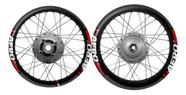 Roda Par Fan 125 2009 À 2018 Alumínio Preto Fosco Viper Aero Preto Roda Par Fan 125 2009 À 2018 Alumínio Preto Fosco Viper Aero Preto