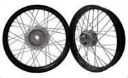 Roda Par Ybr Factor Aro Preto Tork Disco Cubo Prata Raio 4mm Roda Par Ybr Factor Aro Preto Tork Disco Cubo Prata Raio 4mm
