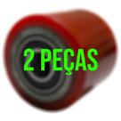 Roda para Paleteira 70 mm. x 80 mm. Rolamento Vermelho ID0627R Idea Roda para Paleteira 70 mm. x 80 mm. Rolamento Vermelho ID0627R Idea