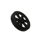 Roda Plástica 11,5cm Para Uso Universal Lavadoras Elétricas