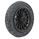 Roda Plástica 8" Para Carrinho De Mão Tramontina Com Pneu Maciço Em Borracha Macia