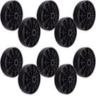 Roda plástica para betoneira csm 400 litros 01 traço e 01 traço super csm original 10 peças