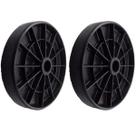 Roda plástica para betoneira csm 400 litros 01 traço e 01 traço super csm original 2 peças