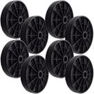 Roda plástica para betoneira csm 400 litros 01 traço e 01 traço super csm original 8 peças