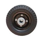 Roda Pneu Maciço 6x2 Rolamento Esfera Eixo 5 8 Preto