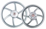 Roda Pop 100 a lona 6 Palitos Prata Fabreck Par