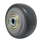 Roda pvc cinza 2 pol 50kg p/ rodízio