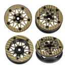 Roda RampCrab 1,6" Beadlock em Fibra de Carbono Dourada Roda RampCrab 1,6" Beadlock em Fibra de Carbono Dourada