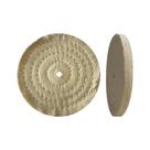 Roda Rebolo Polimento Algodão Cru 150x13mm RCAL07.1