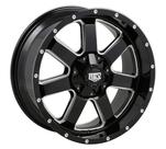 Roda REV Wheels 885M 20x9 6x5.5/6x135 Preta com Borda Maquinada
