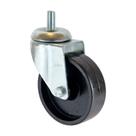 Roda rodízio polipropileno 4 pol 100mm giratório rosca 80kg