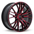 Roda RTX VERTEX 18"x20,3 cm Offset 40 5x114,3 Parafusos Preta e Vermelha