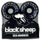 Roda skate profissional black sheep preto logo black sheep p/51mm 102a Roda skate profissional black sheep preto logo black sheep p/51mm 102a