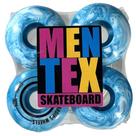 Roda skate profissional mentex azul mescla/52mm 102a
