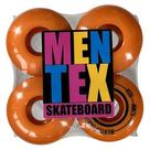Roda skate profissional mentex laranja solido/52mm 102a