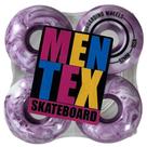 Roda skate profissional mentex lilas mescla/52mm 102a