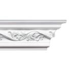 Roda Teto Andrea Perfil de Poliestireno Homestar 6 m - Branco