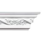Roda Teto Andrea Perfil de Poliestireno Homestar 6 m - Branco