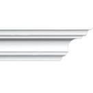 Roda Teto K130 Perfil de Poliestireno Branco Homestar 6 m - Branco
