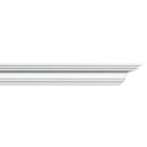 Roda Teto Perfil de Poliestireno K35 6 m - Branco