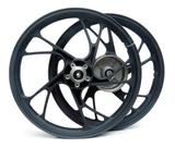 Roda Titan 150 160 Fan 150 14/23 Disco Preta Pé Galinha