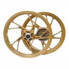 Roda Titan 150 160 Fan 150 160 14/23 disco Pé Galinha Dourada Par