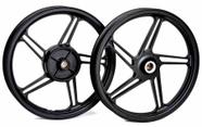 Roda Titan 150 Fan 150 2004 a 2013 a disco 5 Palitos Mod. Mix Fabreck Preta