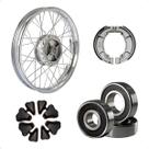 Roda Traseira Completa, Patim, Bucha e Rolamento Titan 150 2004 2008