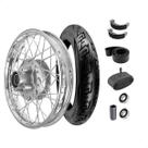 Roda Traseira Completa Pop 100 110i 4mm Alinhada Montada
