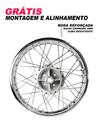 Roda Traseira Completa Raiada Yamaha Ybr 125 Factor 125