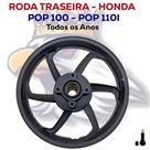 Roda Traseira Liga Leve Pop 100 110 110i Rodão 2015 Preto Fabreck Premium