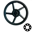 Roda Traseira Liga Leve Ybr Factor Fazer 125 150 Preta 5p Roda Traseira Liga Leve Ybr Factor Fazer 125 150 Preta 5p