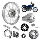 Roda Traseira Titan Fan 150 Start Espelho Flange Patim